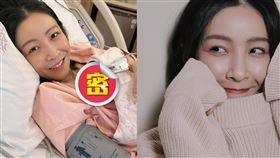 林雨葶開心捧著剛出生女兒感性喊話。（圖／翻攝自林雨葶臉書）