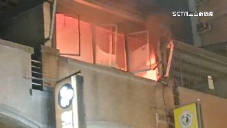 佛堂氣爆「砰」一聲　賓士車路過慘波及