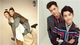 《瑯琊榜》， 胡歌，吳磊。(合成圖/翻攝自微博)