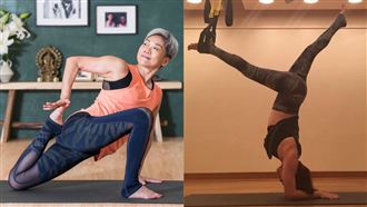 最狂瑜珈嬤！72歲輕鬆倒立、冬天洗冷水澡