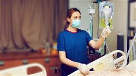 加護病房滿床 圖/林婷一下吧 icu護理師臉書