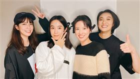 女女CP，林予晞、温貞菱，四位女演員同場大聊「床戲」。（圖／凱渥提供）