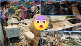 清潔公司,十大排行,垃圾,驚悚,堆積,雜物,廁所.衛生紙,髒亂,粉專授權提供