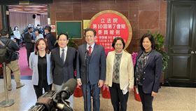 民眾黨立院黨團。（圖/記者許皓婷攝影）