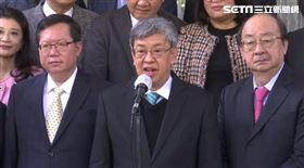 陳建仁拜會民進黨立院黨團聯訪