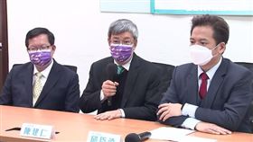 陳建仁拜會民眾黨團（圖／記者許皓婷攝影）