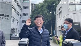 鴻海董座劉揚偉今（1）日主持開工團拜。（圖／記者吳康瑋攝）