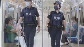 台北捷運警察隊因應台灣燈會活動，增加維安警力。（圖／捷警提供）
