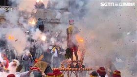 寒單爺今年首炸(王浩原攝影)