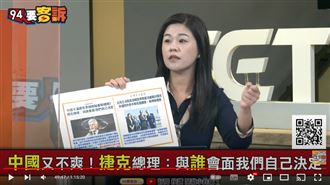 超挺台!她:游錫堃出訪捷克掛我國旗迎接