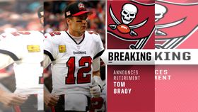 ▲傳奇四分衛布雷迪（Tom Brady）2月1日表示將退休高掛球衣，不再復出。（圖／翻攝自NFL推特）