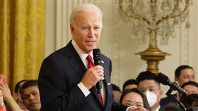 白宮首度歡慶春節  總統拜登致詞美國總統拜登美東時間26日在白宮歡慶農曆春節。這是白宮首度舉行春節慶祝活動。中央社記者江今葉華盛頓攝  112年1月27日