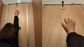 門擋,掛勾,南港,廁所,女廁(翻攝自 爆廢公社二館)