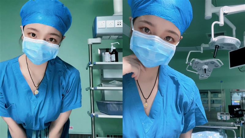 美女醫穿手術服自拍　網疑神到本尊暴動了