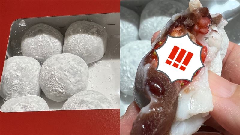 好市多草莓大福藏「整條蟲」！她咬開崩潰