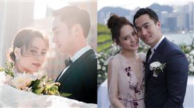 阿嬌（左）和賴弘國（右）的婚姻僅維持14個月。（圖／翻攝自微博）