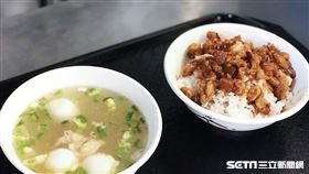 阿興魯肉飯,愛心餐,免費給甘苦人吃到飽（記者郭奕均攝影）