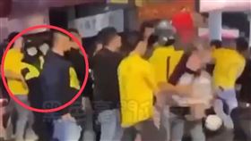 北投慈后宮遶境活動演變成打群架。（圖／取自黑色豪門企業）