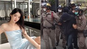 6名涉嫌勒索的警察遭羈押，恐將處以重刑。（圖／翻攝自Thairath IG）