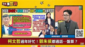 2024柯文哲下一步？溫朗東大膽預測：他不會出來選(圖/94要客訴)
