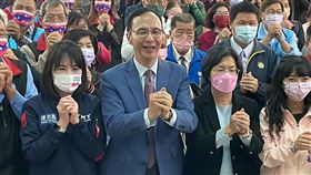 朱立倫出席彰化縣黨部新春團拜。（圖／國民黨提供）