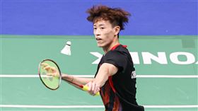 台北羽球公開賽  林俊易止步4強台灣羽壇潛力股林俊易（圖）23日在2022台北羽球公開賽男單4強戰，不敵日本新生代小將奈良岡功大吞敗，無緣決賽。中央社記者鄭清元攝  111年7月23日