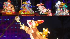  全國花燈競賽於今（4）日公布審查結果，這5組成功奪冠。（圖／台北市教育局提供）