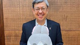 陳其邁送陳建仁抱枕（圖／翻攝自陳建仁IG）