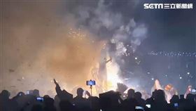 炸寒單,元宵,燈會(記者王浩原攝影)