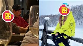 「野生彭于晏」被直擊在北海道度假，身旁依偎著神祕女子引發好奇。（圖／翻攝自微博）