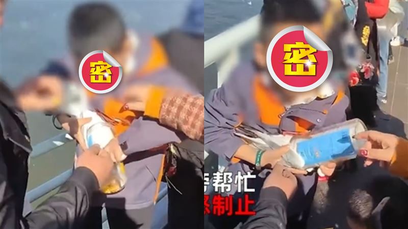 扯！助兒抓海鷗塞瓶子　離譜父母被罰了