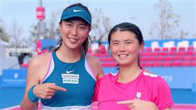 台灣組合詹皓晴、吳芳嫺以6比1、7比6直落2的盤數奪冠。（圖／翻攝自詹皓晴臉書）