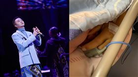 許富凱曬爸爸病床照（圖／翻攝自許富凱臉書）