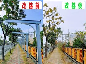 黃偉哲展誠意　海尾路鋼架改善獲居民肯定（業配勿用）