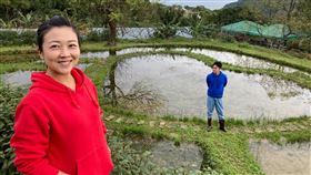 蕭大哥說這是「心田」，是不是很浪漫。（圖／阿白 劉胤含粉絲專頁）