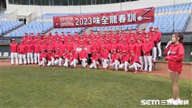 ▲味全龍2023年春訓媒體日。（圖／記者蕭保祥攝影）