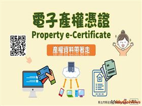 不動產所有權電子產權憑證(圖/新北市政府)