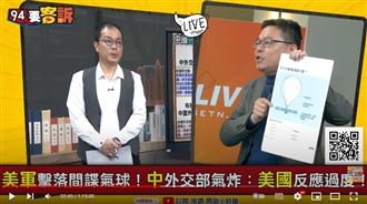 中國強辯氣球民用?他:不懷好意就是軍用