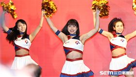 ▲經典賽台灣隊成立記者會，經典女孩貴貴、Peggy、峮峮、妮可和短今出席。（圖／記者劉彥池攝影）