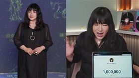 唐綺陽直播迎接百萬倒數，破一百萬直播當場暴哭。（圖／翻攝自唐綺陽占星幫臉書）