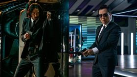 《捍衛任務4》基努李維 甄子丹。（圖／車庫娛樂提供）