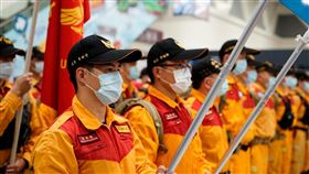 土耳其,搜救隊，地震，台灣內政部消防署（圖／翻攝自林右昌臉書）