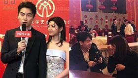 ▲陳妍希與陳曉兩人因戲生情，如今結婚7年育有1子。（圖／翻攝自微博）