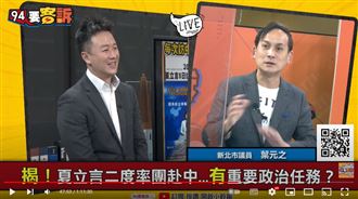 夏立言半年兩次訪中!他:認識新對台系統