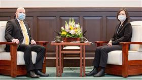 蔡英文總統今（7）日上午接見「芬蘭國會友台小組訪問團」.(圖/總統府提供)