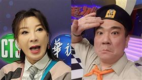 楊繡惠（圖左）自爆，「被白雲摸胸沒感覺」。（圖／記者游定剛拍攝、翻攝白雲臉書）