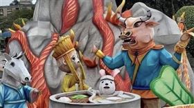 驚悚煮兔肉花燈！苦苓超狂作詩嘆阿彌陀佛、台灣燈會（圖／翻攝自苦苓臉書）