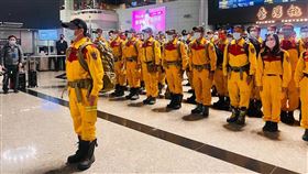台灣國際搜救隊赴土耳其（圖／外交部提供）