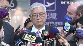 國民黨副主席夏立言赴中國大陸桃園機場受訪