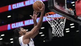 ▲籃網湯瑪斯（Cam Thomas）榮膺NBA史上連續3場得分超過40分的最年輕球員。（圖／美聯社／達志影像）